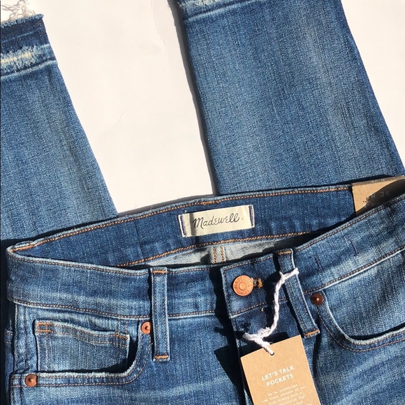 NEW Madewell 9" Mid-Rise Skinny Jeans in York Wash - Picture 8 of 10